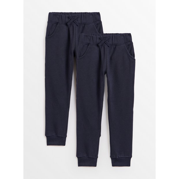 Girls navy cheap school joggers