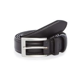 Black Formal Leather Belt