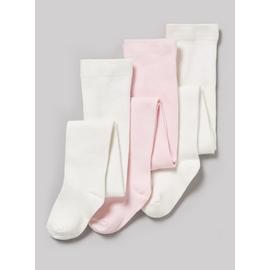 Pink & Cream Tights 3 Pack