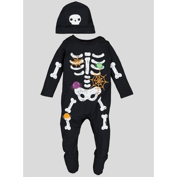 Buy Halloween Skeleton Onesie Hat Set 2 3 years Outfits and sets Tu