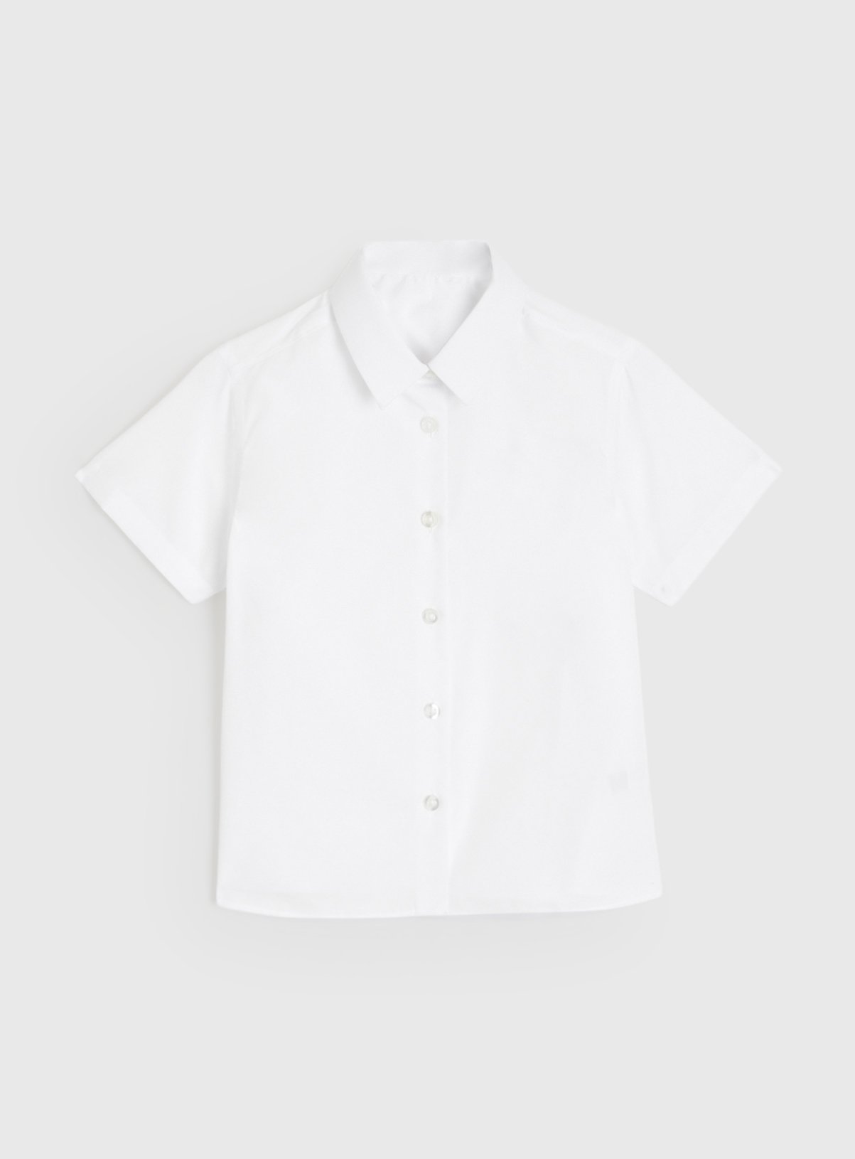 White Generous Fit Non Iron Shirts 3 Pack 5 years