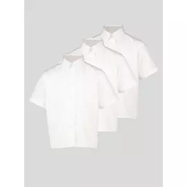 White Plus Fit Non Iron Shirts 3 Pack