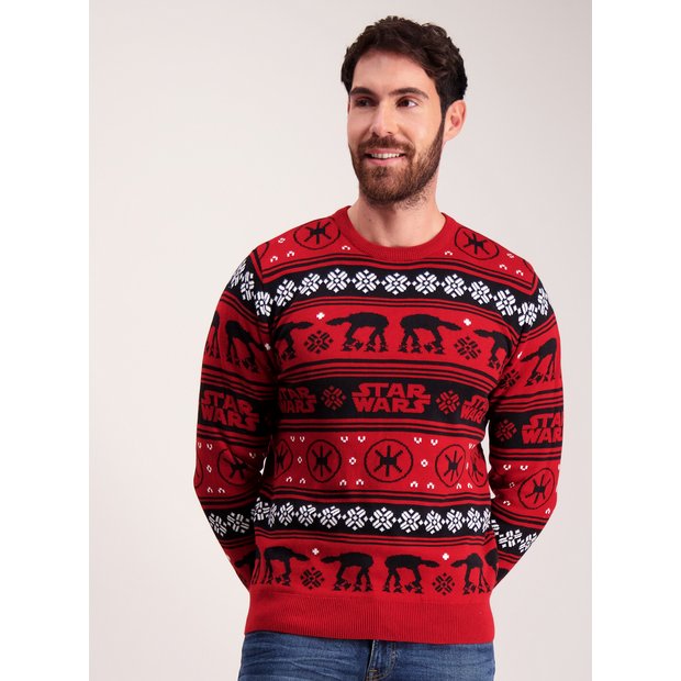 Buy Star Wars Fairisle Christmas Jumper XS Jumpers and cardigans Tu