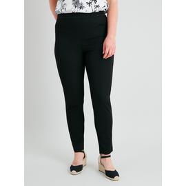 Buy Black Treggings With Stretch 8R Trousers Tu