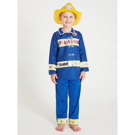 Blue Fire Officer Costume Set