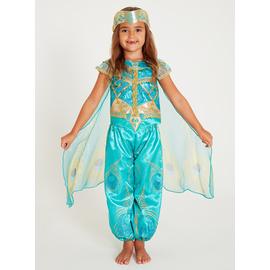 Disney Aladdin Princess Jasmine Green Costume