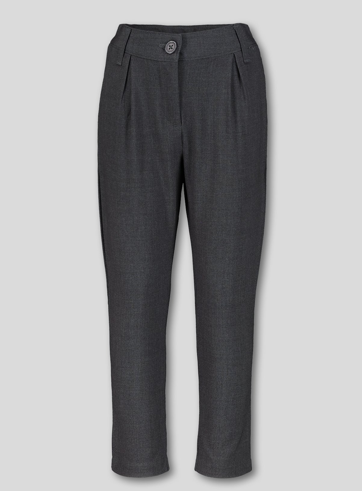 Grey Stretch School Trousers