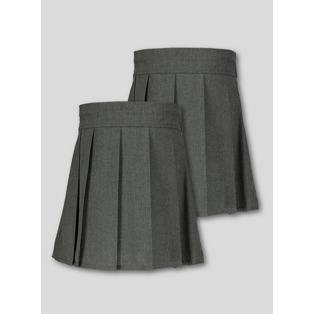 Buy Grey Permanent Pleat Skirts Pack years School skirts Argos