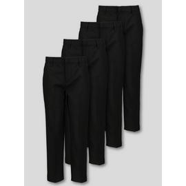 Black School Trousers 4 Pack - 4 years