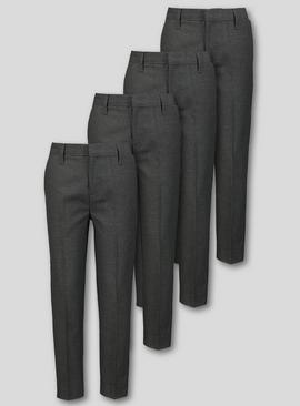 Black Skinny Fit Trousers 4 Pack