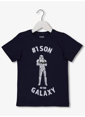 Boy S Tops Argos - disney star wars mini me navy t shirt