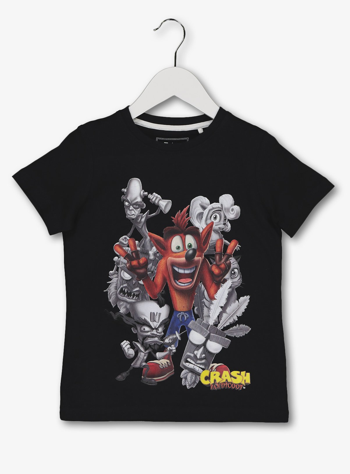 Boy S Tops Argos - crash bandicoot black graphic t shirt 6 14 years