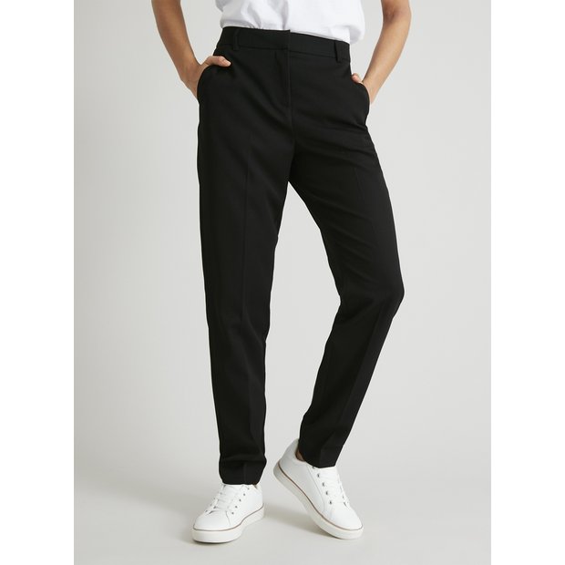 Tapered trousers - Black - Ladies