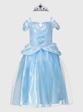 Disney Princess Cinderella Blue Costume - 7-8 years
