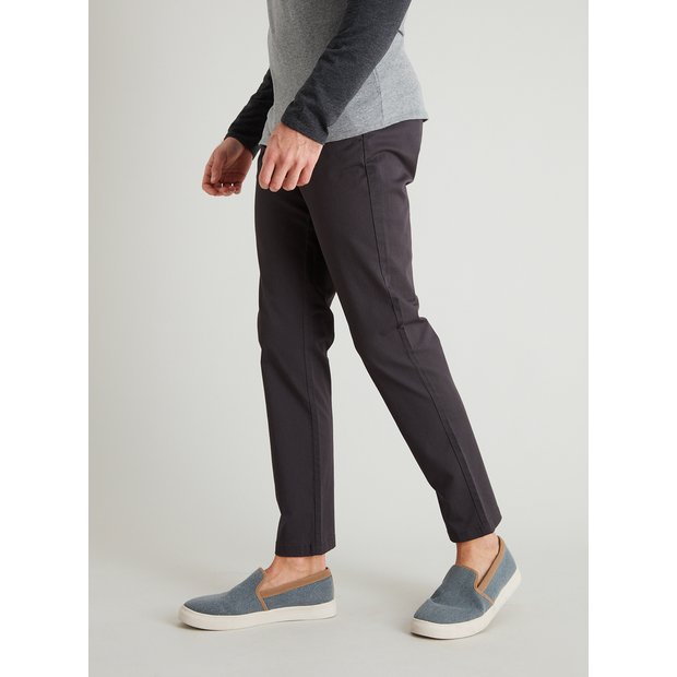 gray chinos for men