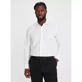 White Regular Fit Non Iron Shirt
