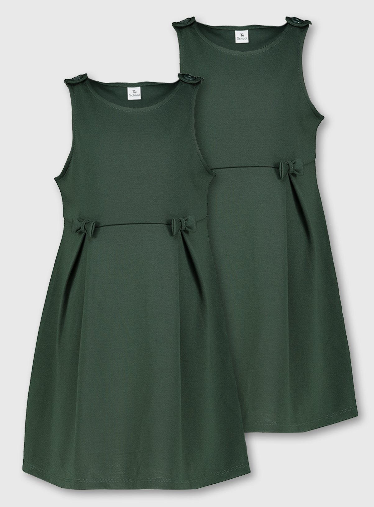 2 Pack Green Jersey Pinny  9 years