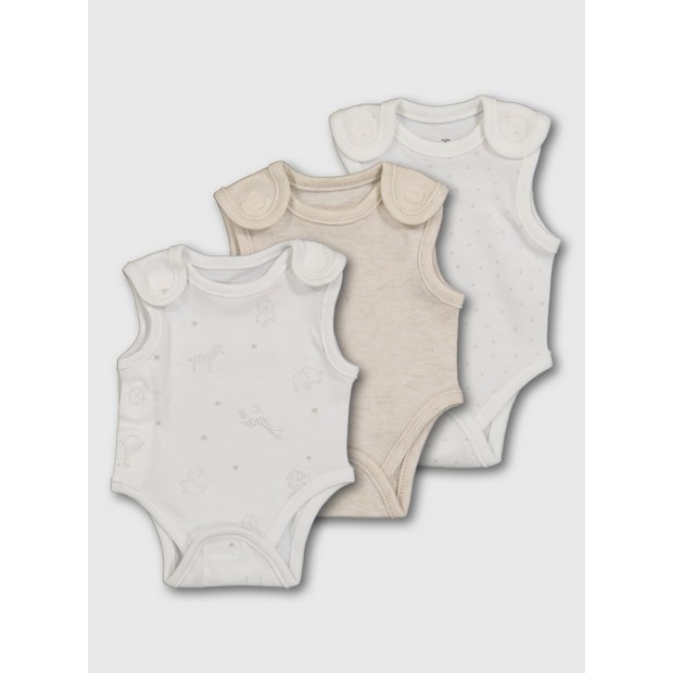 BNWT Tiny premature baby girls cotton twin pack of bodysuits