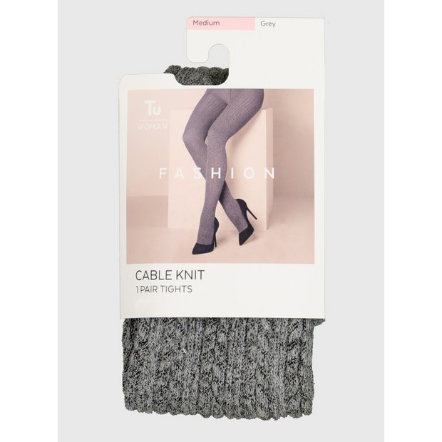 Women's cable shop knit tights uk