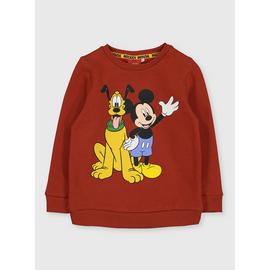 Disney Mickey Mouse Rust Sweatshirt