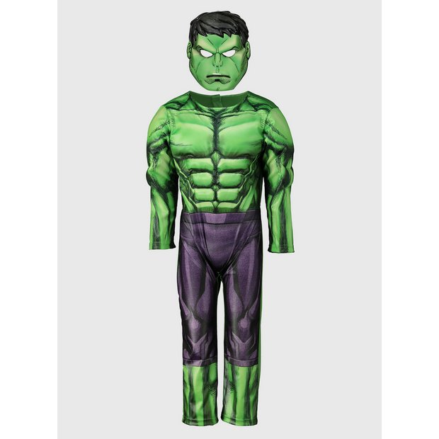 Buy Marvel Avengers Hulk Costume - 3-4 Years | Kids fancy dress costumes |  Argos