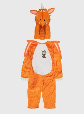 Zog The Dragon Orange Costume - 5-6 years
