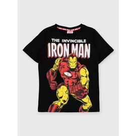 Marvel Avengers Iron Man Black T-Shirt