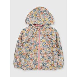 Floral Print Hooded Ripstop Jacket - 5-6 years