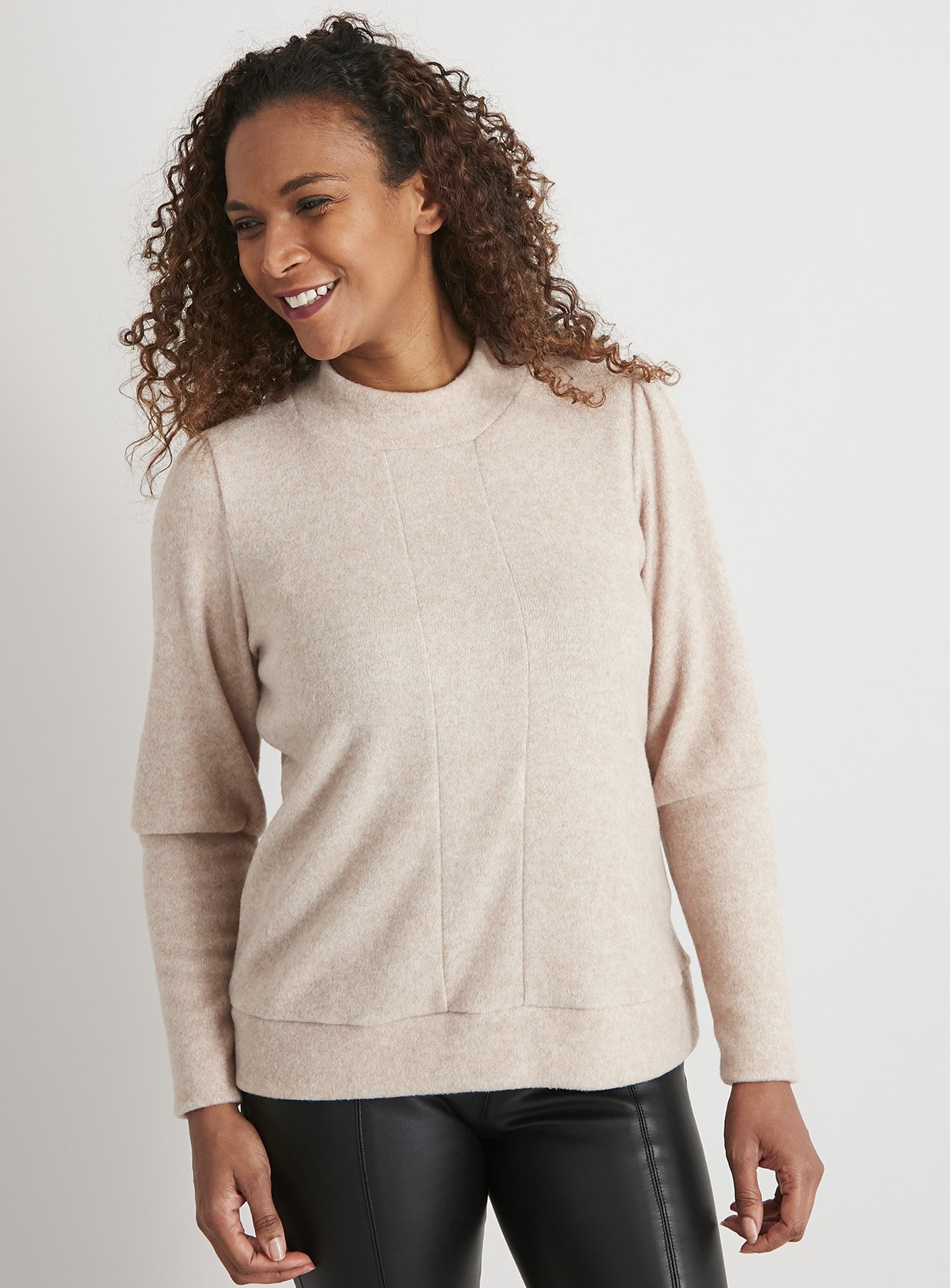 ladies tan jumper