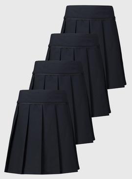 Navy Pleated Skirt 4 Pack 