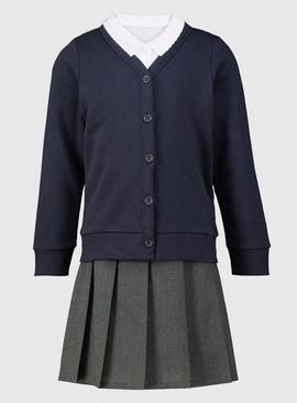 Red Cardigan, Polo & Skirt Schoolwear Bundle
