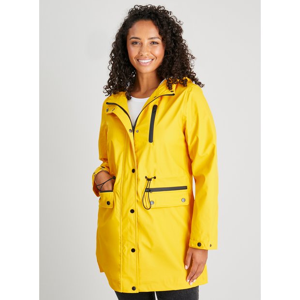 Women's yellow raincoat clearance with hood