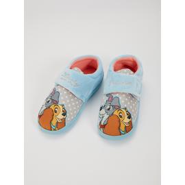Disney Lady & The Tramp Blue Slippers
