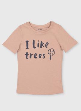 Pink 'I Like Trees' T-Shirt