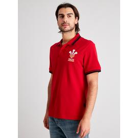 Wales Red Rugby Polo Shirt