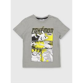 Pokémon Pikachu Grey T-Shirt