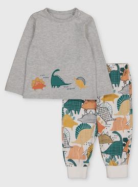 Dinosaur Print Pyjamas - Up to 3 mths