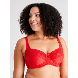 Lucia Heart Embroidered Full Cup Bra F-H, Boutique