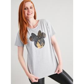 Halloween Disney Grey Minnie Mouse T-Shirt