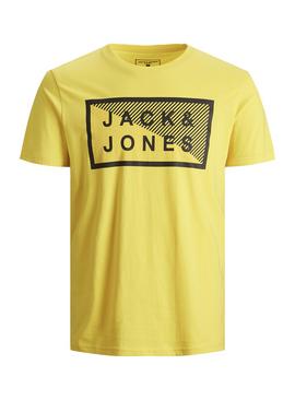 JACK & JONES Junior Yellow T-Shirt