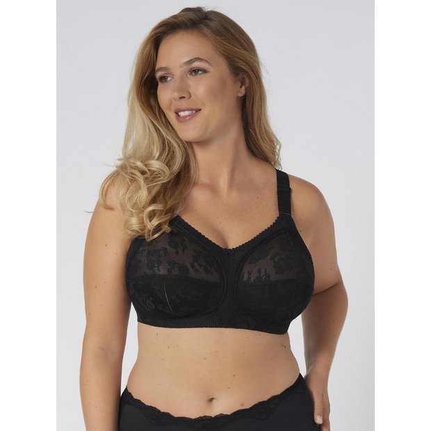 Buy TRIUMPH Black Doreen Bra 44H, Bras