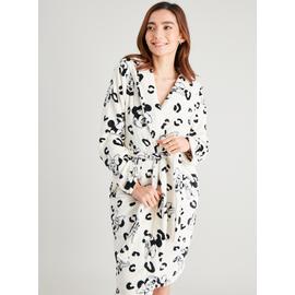 Disney Minnie Mouse Leopard Print Dressing Gown