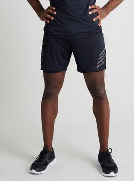 Active Black Double Layer Active Shorts