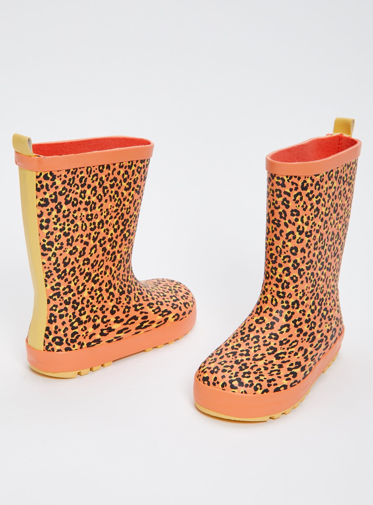 pink leopard hunter boots