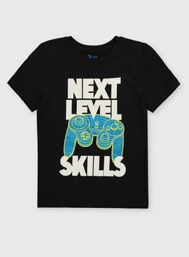 Black Gamer Graphic T-Shirt