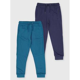 Teal & Navy Joggers 2 Pack