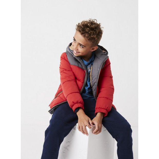 Buy FATFACE Red Ellis Padded Jacket 12-13 years Coats and