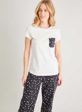 Cream & Black Star Pyjamas