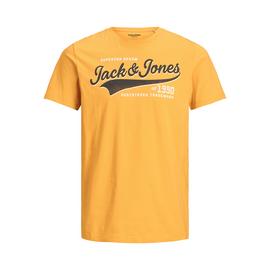 JACK & JONES Junior Orange Logo T-Shirt