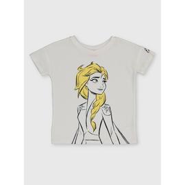 Disney Elsa White T-Shirt